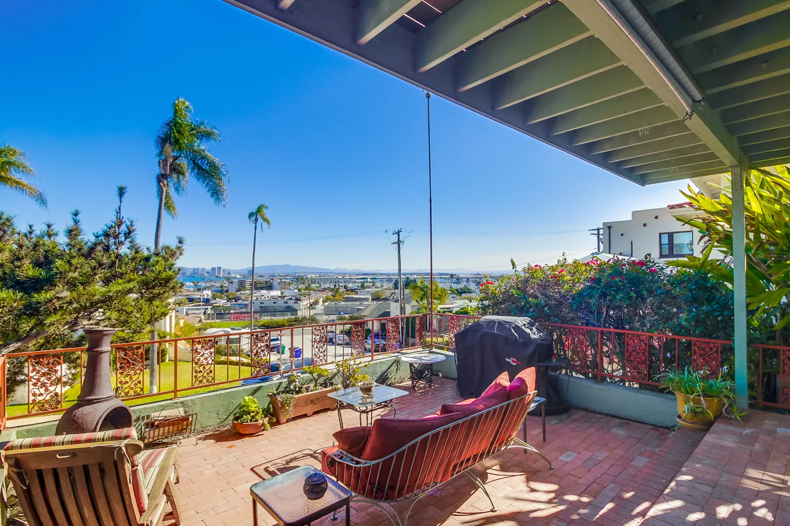 It's almost always sunny in our part of Point Loma! You have your own BBQ.