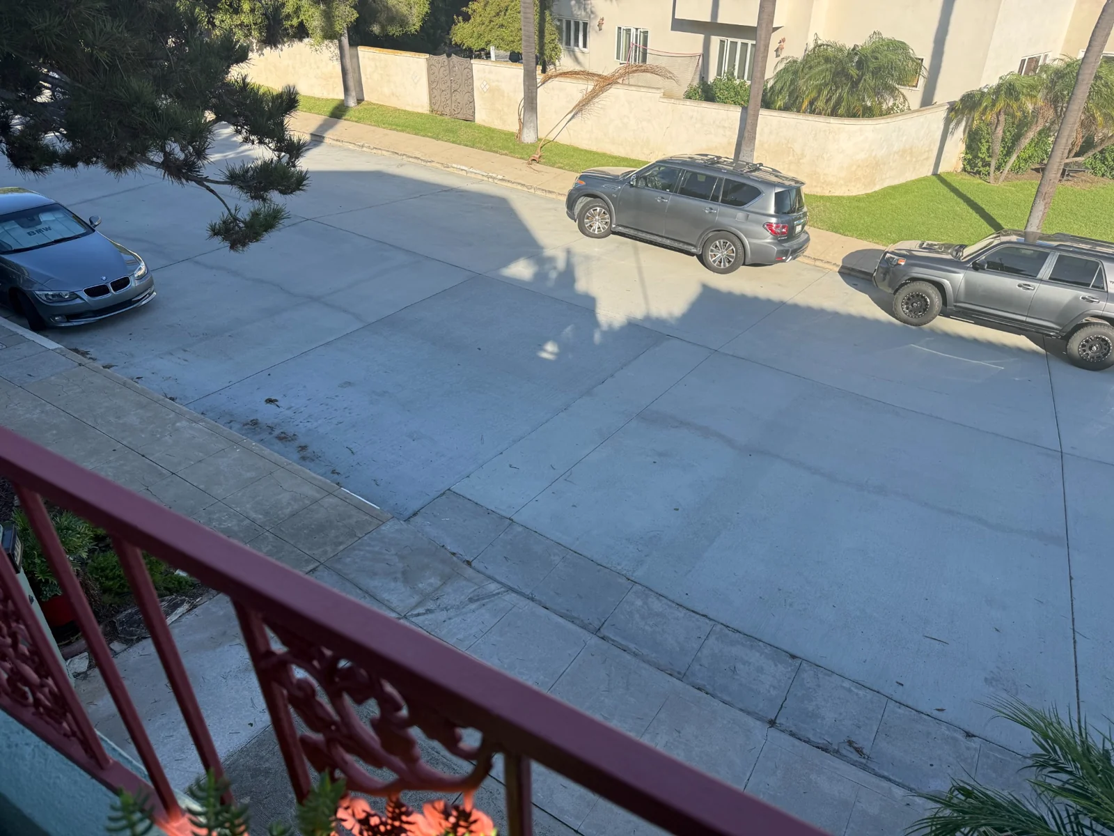 Plenty of free parking; free and right in front!